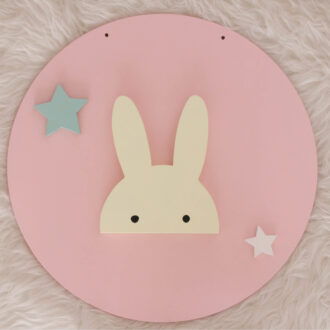 ΣΤΡΟΓΓΥΛΟ ΞΥΛΙΝΟ ΠΛΑΙΣΙΟ ΡΟΖ ΜΕ ΚΙΤΡΙΝΟ ΛΑΓΟ