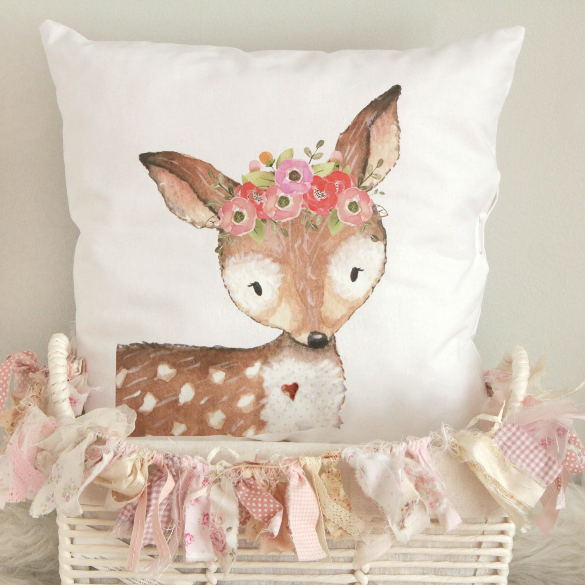 ΜΑΞΙΛΑΡΙ ΜΕ ΤΥΠΩΜΑ WOODLAND ΕΛΑΦΑΚΙ ΜΕ ΛΟΥΛΟΥΔΙΑ