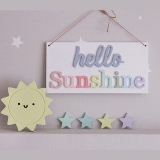 ΞΥΛΙΝΟ ΠΛΑΙΣΙΟ HELLO SUNSHINE