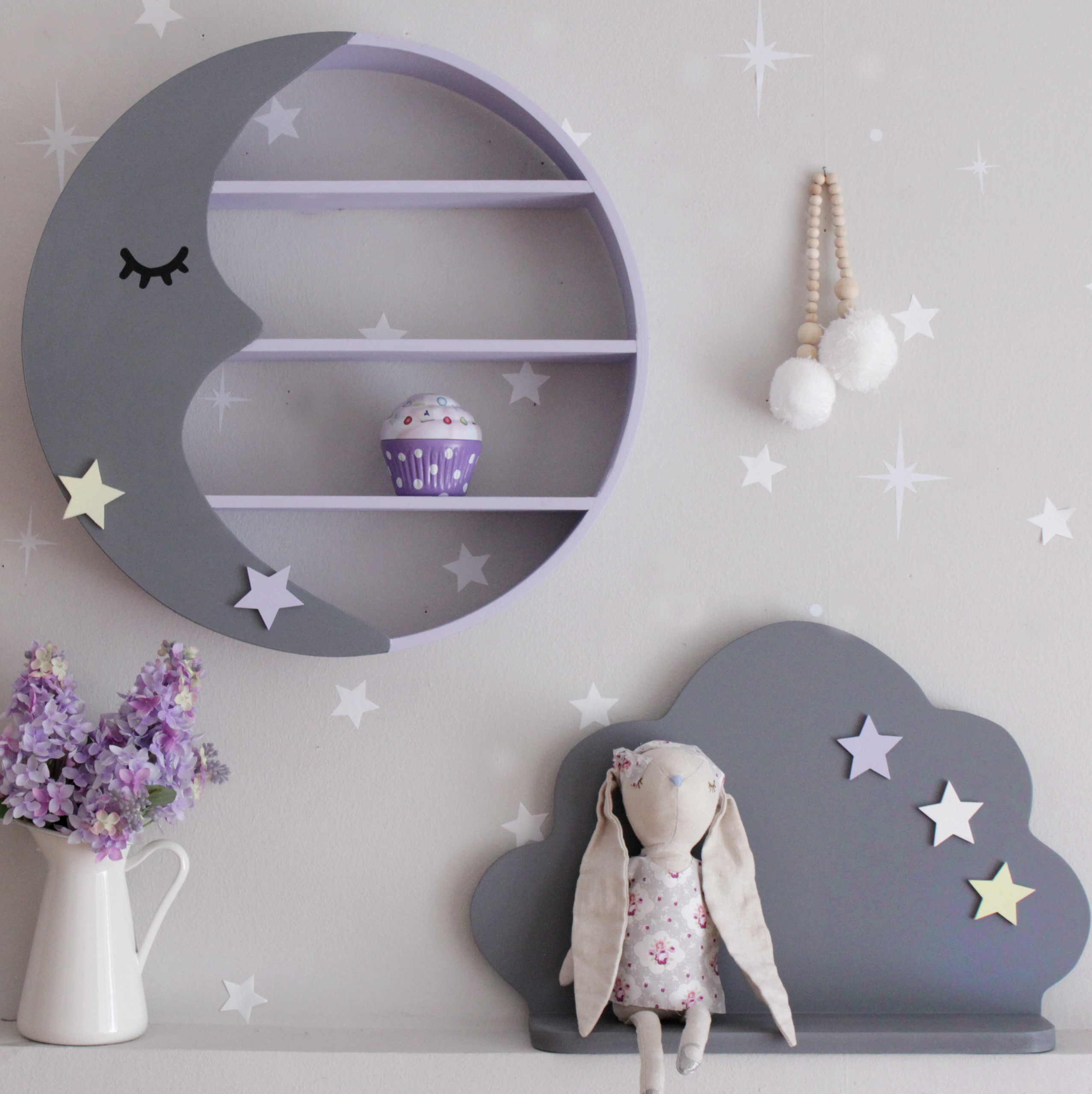 ΡΑΦΑΚΙ ΣΕ ΣΧΕΔΙΟ ΣΥΝΝΕΦΟ ΓΚΡΙ ΑΝΘΡΑΚΙ - Image 2